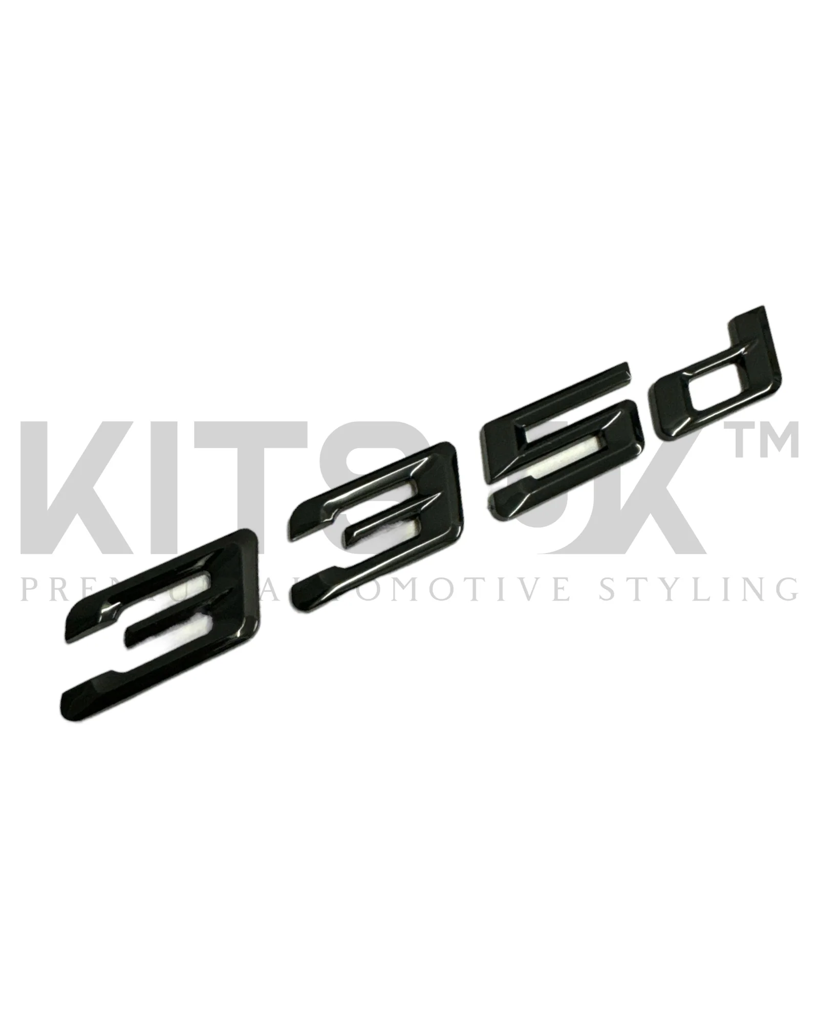 BMW F & G Series Black Tailgate Badges | Gloss Black Rear Badge - Image 3