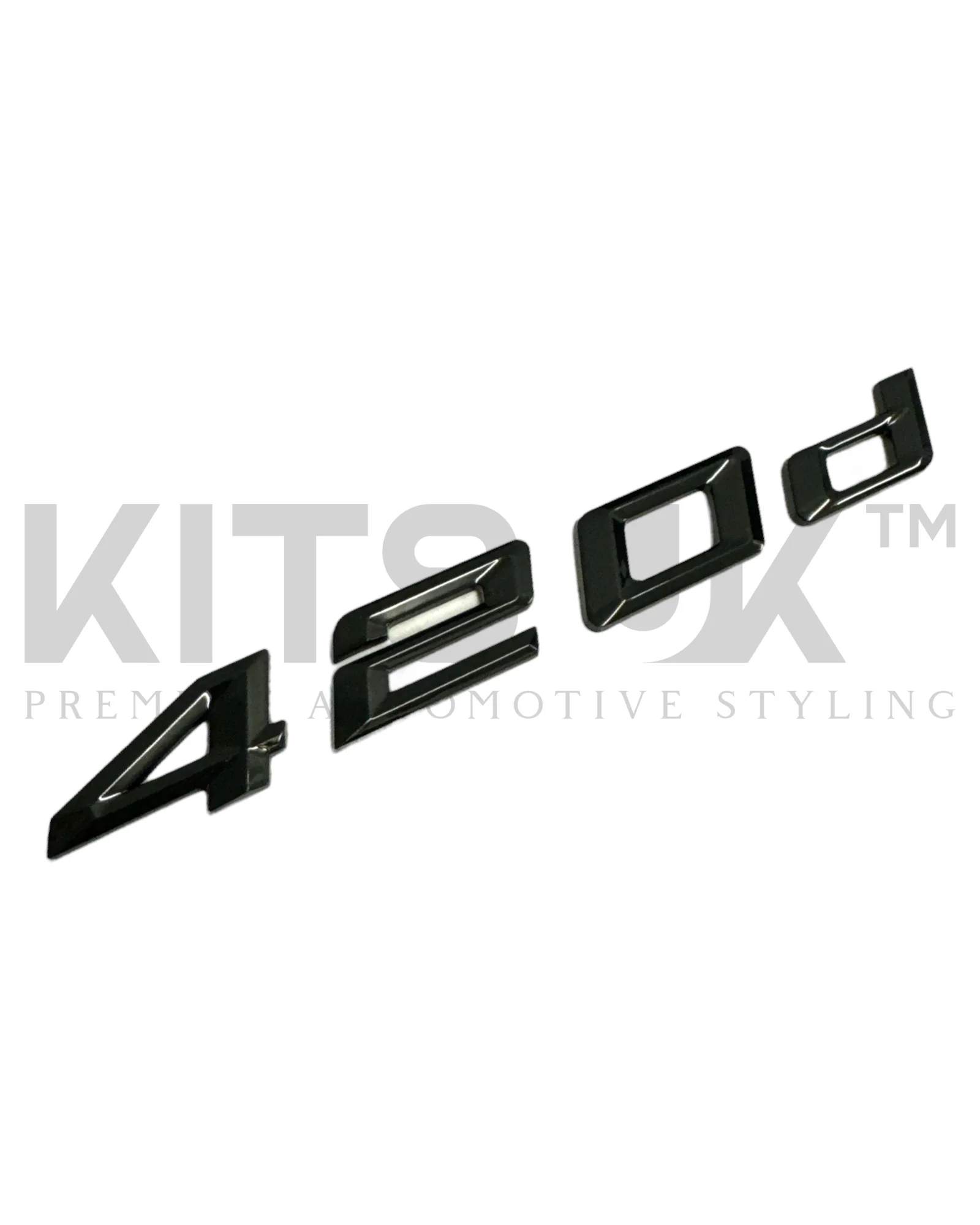 BMW F & G Series Black Tailgate Badges | Gloss Black Rear Badge - Image 4