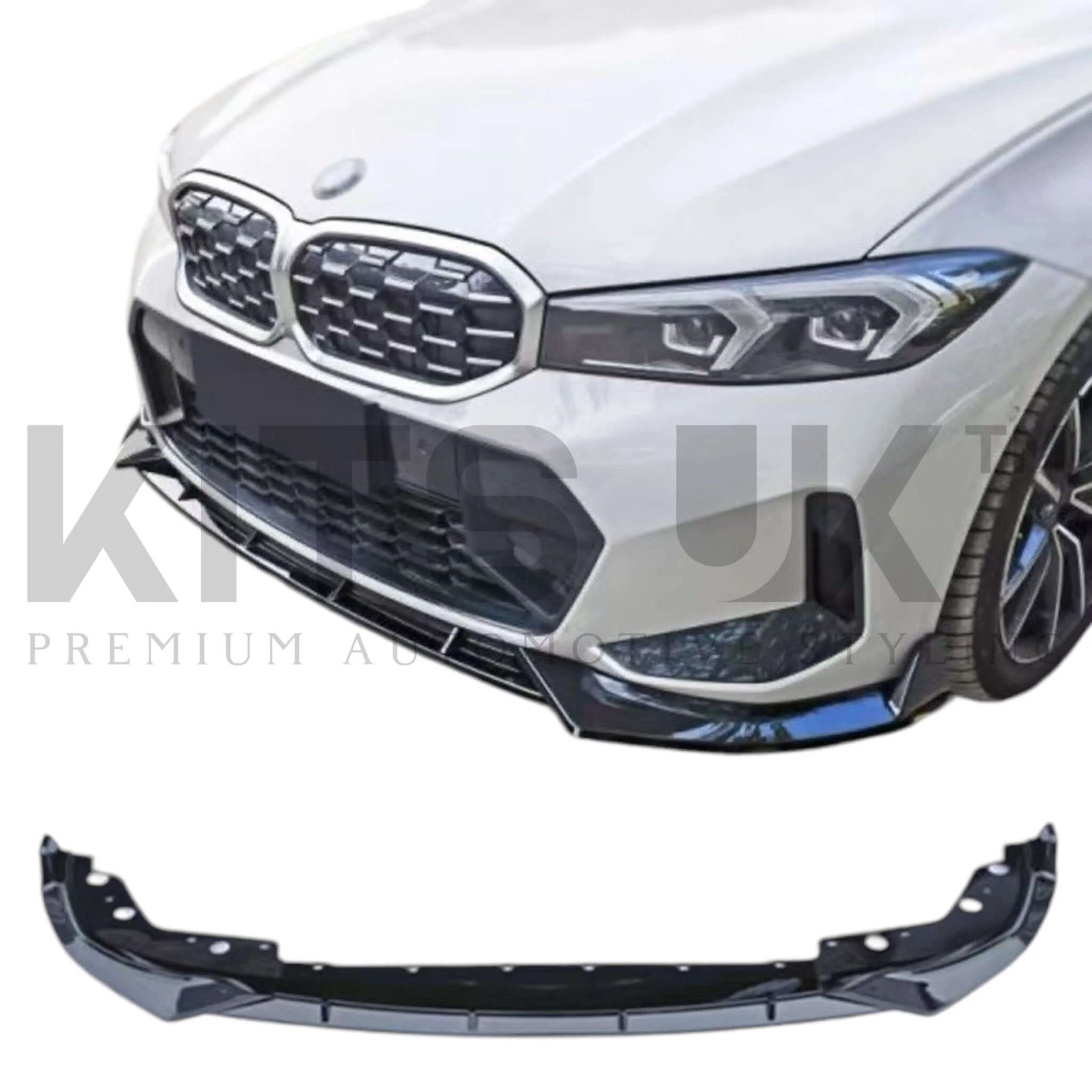 BMW G20 LCI Gloss Black Splitter | KITS UK Style - Image 3