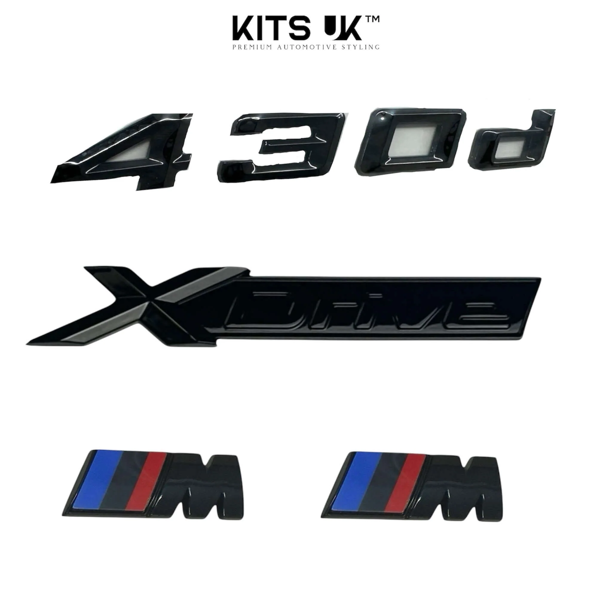 BMW XDrive Black Badge Package | Gloss Black De-Chrome Kit - Image 10