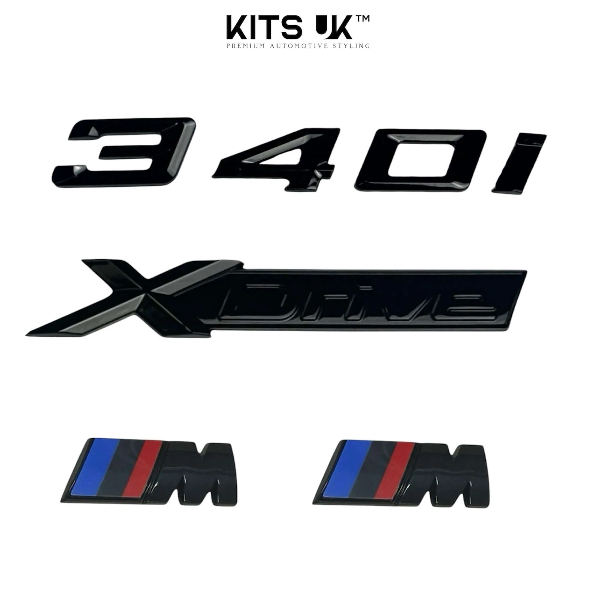 BMW XDrive Black Badge Package | Gloss Black De-Chrome Kit - Image 8